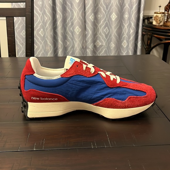 New Balance 327 Lifestyle Shoes Sneakers MS327CH red blue Men’s Size 12 - Picture 4 of 15